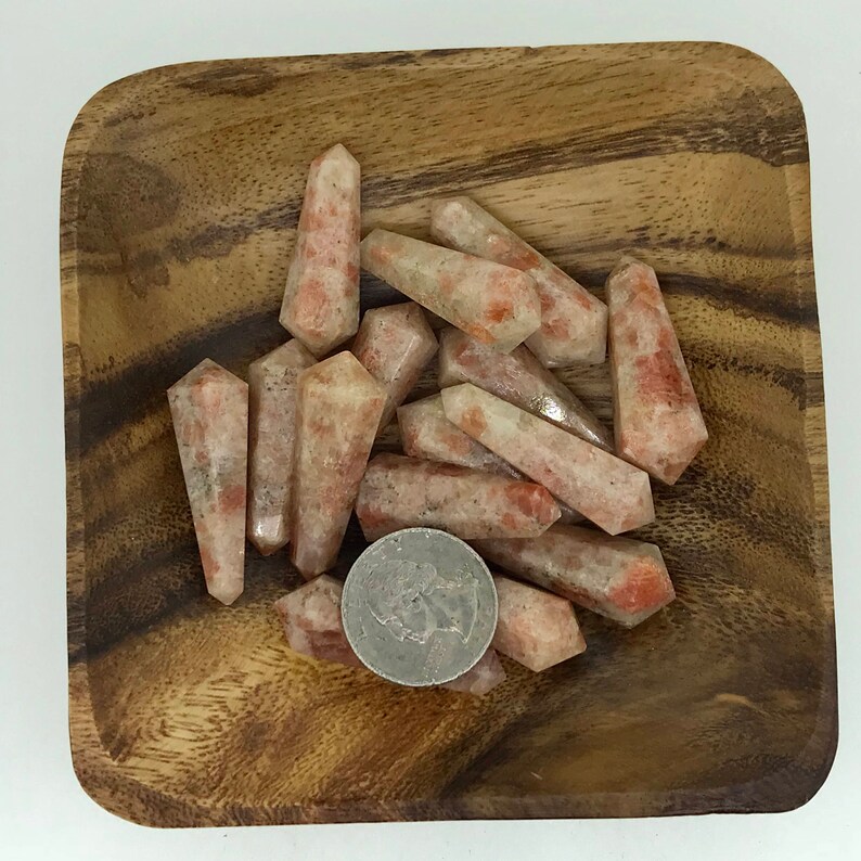 Sunstone Double Terminated Point Sunstone Point Sacral Chakra Stone Solar Plexus Crystal Healing Crystals and Stones image 3