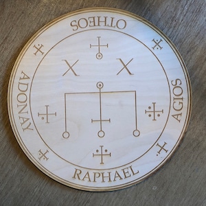 Raphael Crystal Grid - Raphael Altar Table   - Altar Decoration