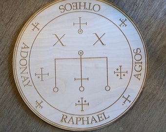 Raphael Crystal Grid - Raphael Altar Table   - Altar Decoration