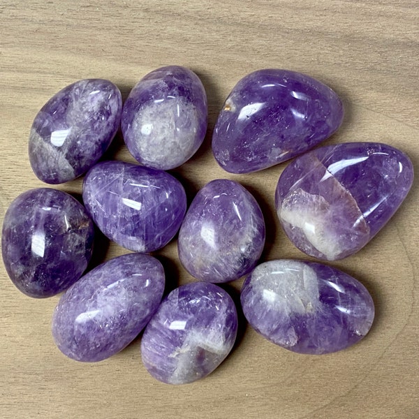 Amethyst PALM STONE - Palm Stones - 3rd Eye - Third Eye - Energy Healing - Reiki