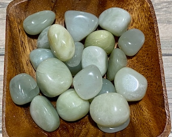 Jade Tumbled - Jade from China - Heart Chakra - 4th Chakra - Energy Healing - Fourth Chakra