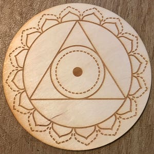 Throat Chakra Crystal Grid Altar Decoration image 1