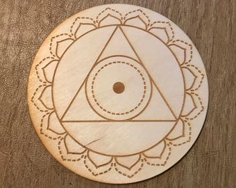 Throat Chakra Crystal Grid   - Altar Decoration