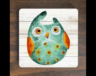 Owl Magnet #1 - Cute Owl Magnet - Refrigerator Magnet