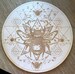 Honey Bee Sri Yantra Crystal Grid    - Altar Decoration 