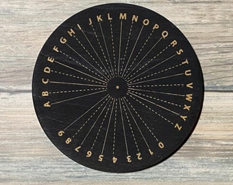 Tablero de péndulo grabado en madera - Tablero de péndulo - Decoración de altar