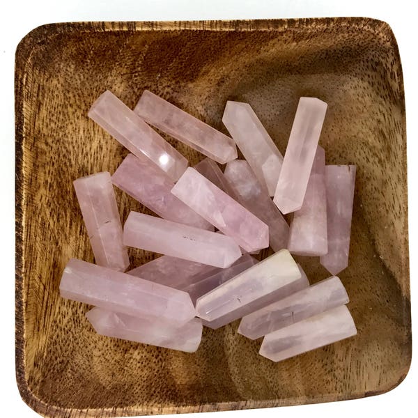 Rose Quartz Single Terminated Points - Heart Chakra - Energy Healing - Reiki - 4th Chakra - Love