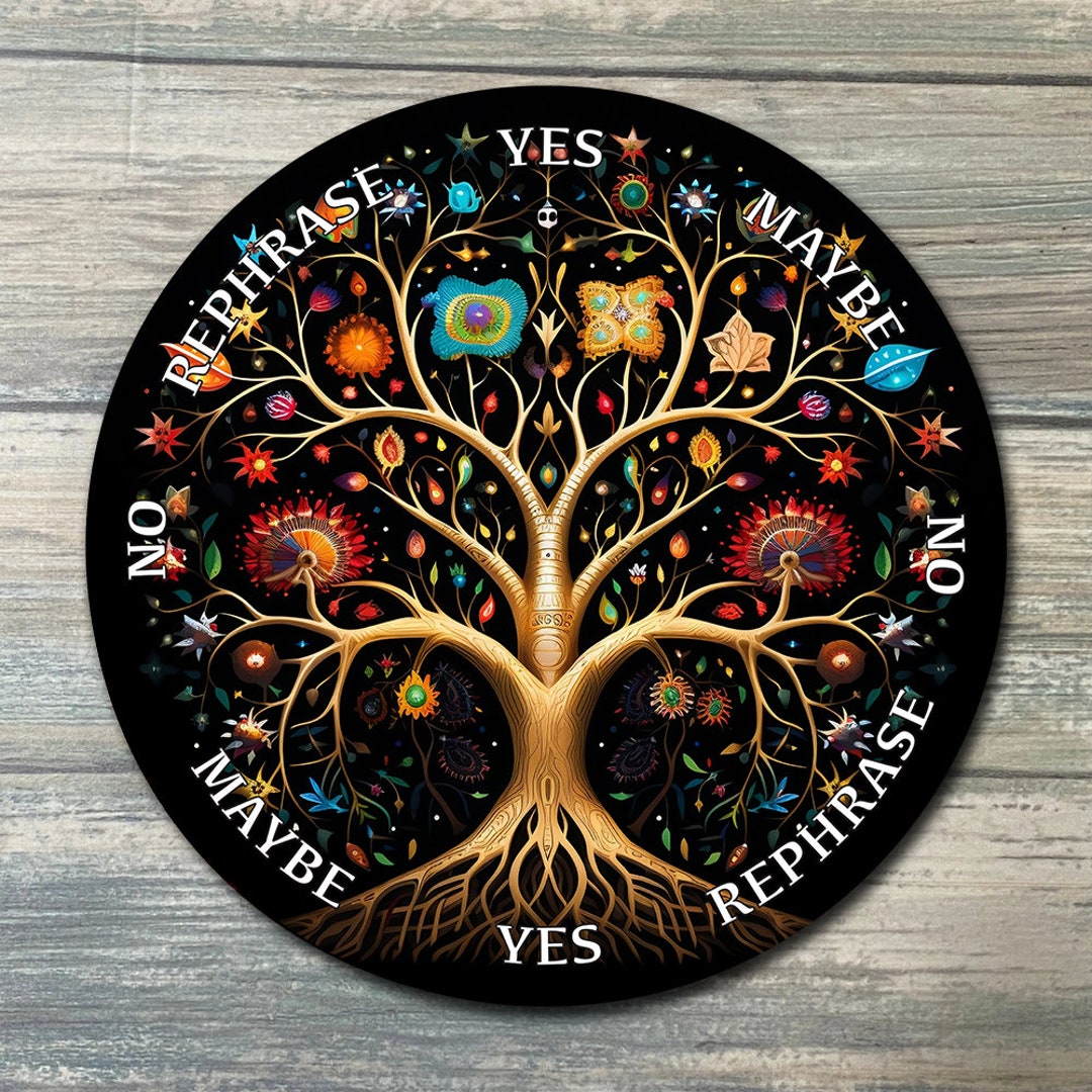 Tree of Life Pendulum Board - Tree of Life Divination Board - Full ...