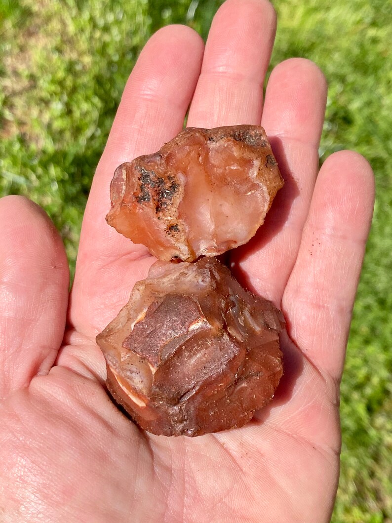 RAW Carnelian Carnelian Rough Root Chakra Stone Sacral Chakra Stone Healing Crystals Healing Stones image 2