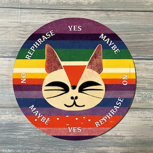 Cat Pride Pendulum Board - Cat Pride Divination Board - Full Color - Altar Decoration