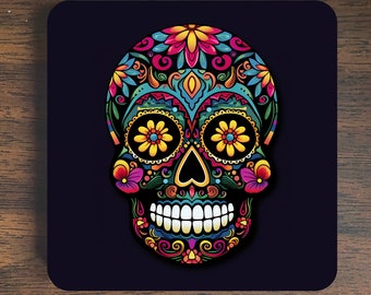 Sugar Skull Magnet - Sugar Skull Refrigerator Magnet -  Spiritual Magnet -  Refrigerator Magnet