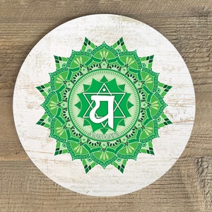 Heart Chakra Magnet - Color Heart Chakra - Anahata  Magnet - Refrigerator Magnet