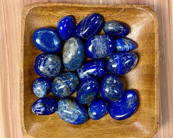 Lapis Lazuli TUMBLED Afghanistan Small - Throat chakra Stone - Tumbled Lapis Lazuli - Healing Crystals and stones