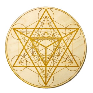 Merkaba Metatron&#39;s Cube Crystal Grid  - Altar Decoration