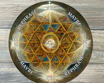 Heaven Pendulum Board - Heaven Divination Board - Full Color - Décoration d'autel