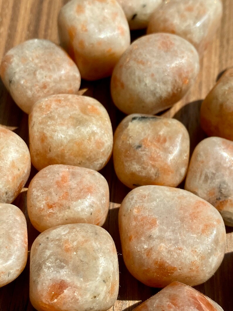 Sunstone TUMBLED Sunstone Sacral Chakra Solar Plexus Energy Healing Reiki image 3