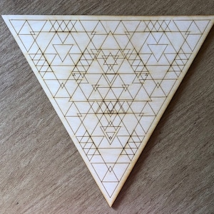 Triangle Crystal Grid  - Altar Decoration