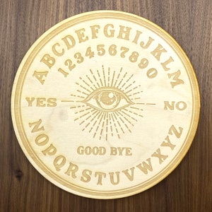 Wood Engraved Pendulum Board #4 Crystal Grid - Altar Decoration