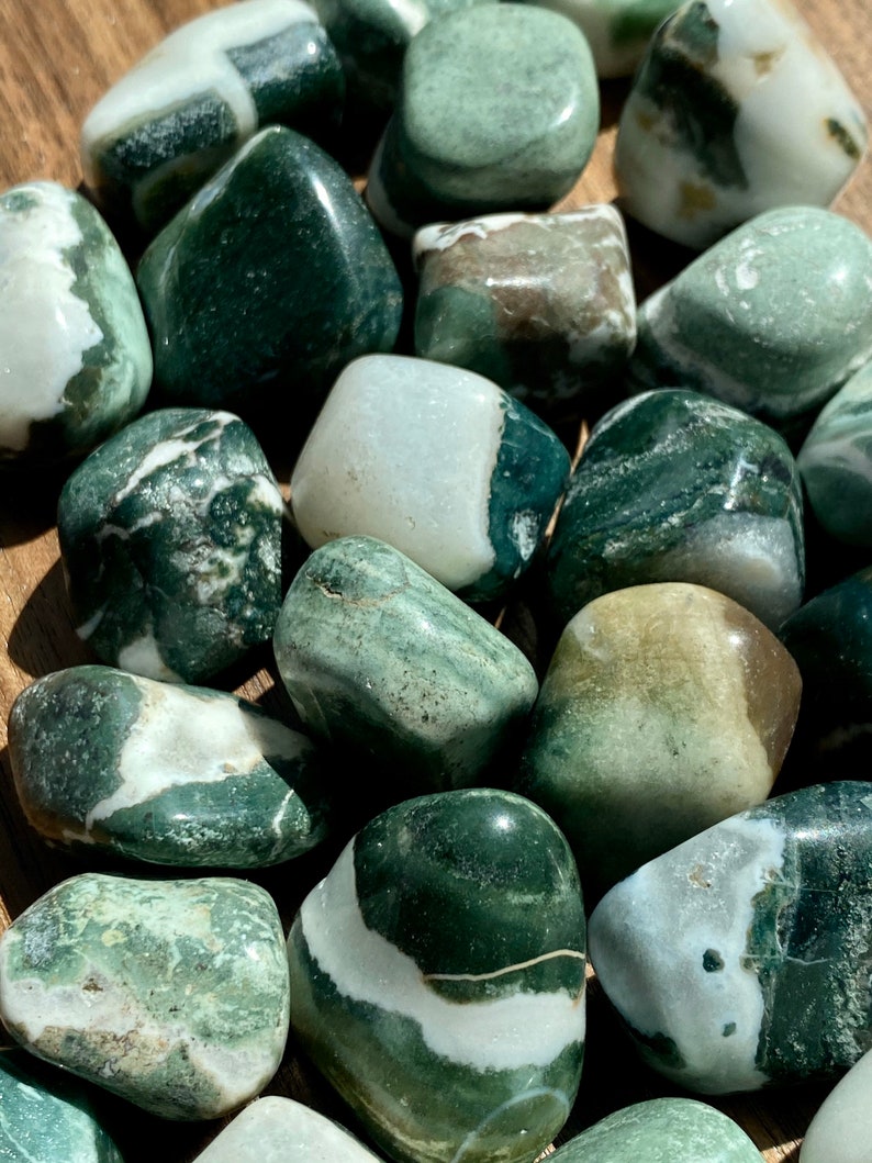 Sardonyx Green TUMBLED Sardonyx Root Chakra Base Chakra Etsy
