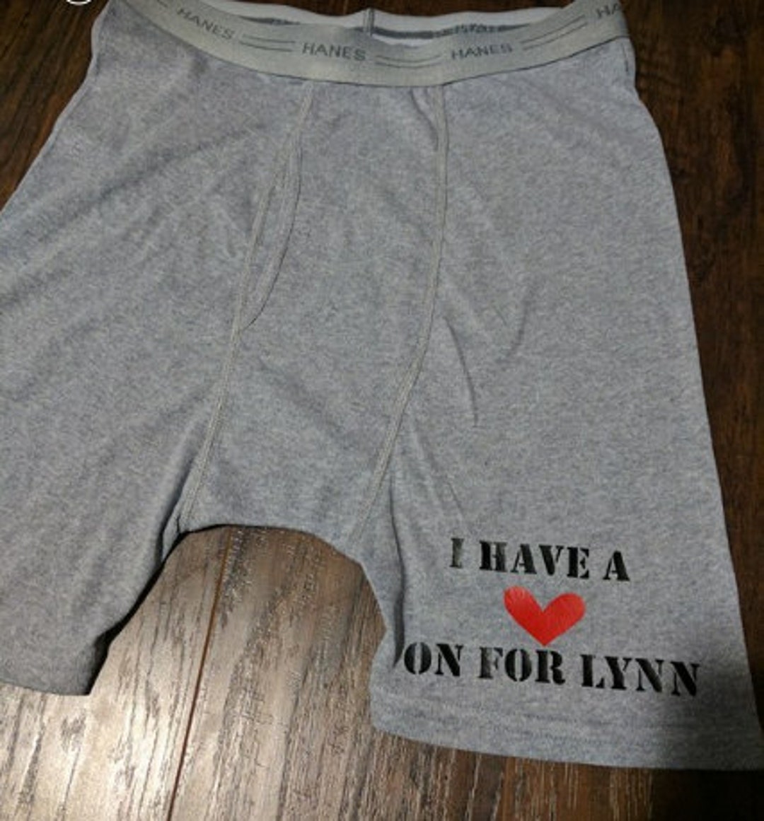 Men's Boxer Briefs/ Custom Boxer Briefs/ Personalized Boxer Brief ...