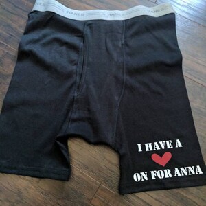 Men's Boxer Briefs/ Custom Boxer Briefs/ Personalized Boxer Brief ...