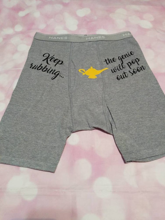 regalo del d a del padre Sigue frotando Calzoncillos boxer para hombres Calzoncillos boxer personalizados regalo para hombres regalo de