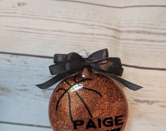 ornamento da basket / basket Natale / ornamento sportivo / regalo sportivo / regalo di basket personalizzato / arredamento da basket