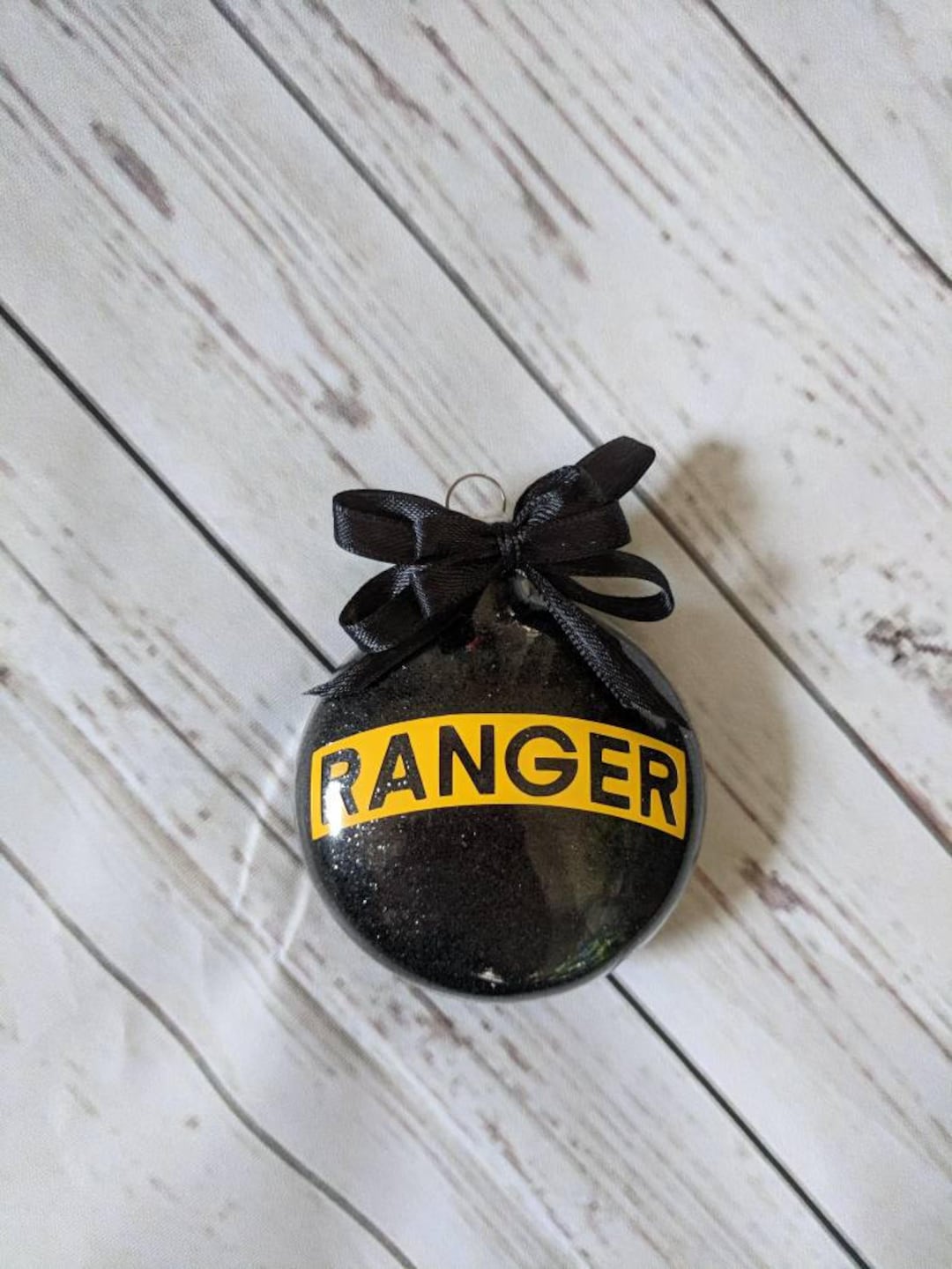 Proud Ranger/ Christmas Ornament/ Army Pride/ Army Gift Idea/ Military ...