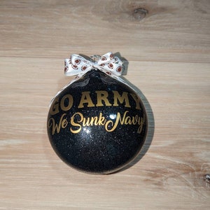 Allez armée battre Ornement de la marine / Ornement de Noël / Fierté de l’armée / Idée de cadeau de l’armée / Cadeau militaire / Noël militaire / Ornement militaire / Armée