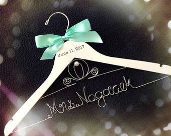 Disney wedding, Cinderella Hanger,Personalized wedding Hanger,Disney Bride hanger,Bridesmaid Hangers,Custom Hanger,Mrs Hanger,Shower Gift