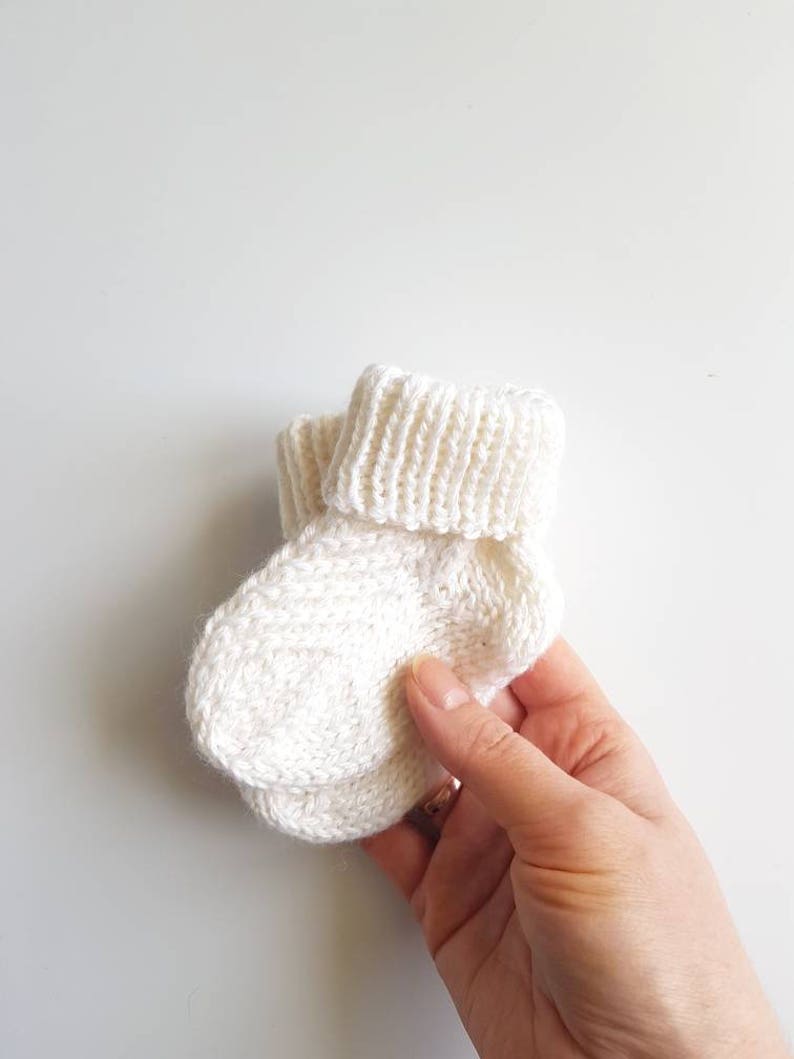 Knit baby socks baby shower gift knitted kids socks handknit socks for boy girl infant socks baby booties