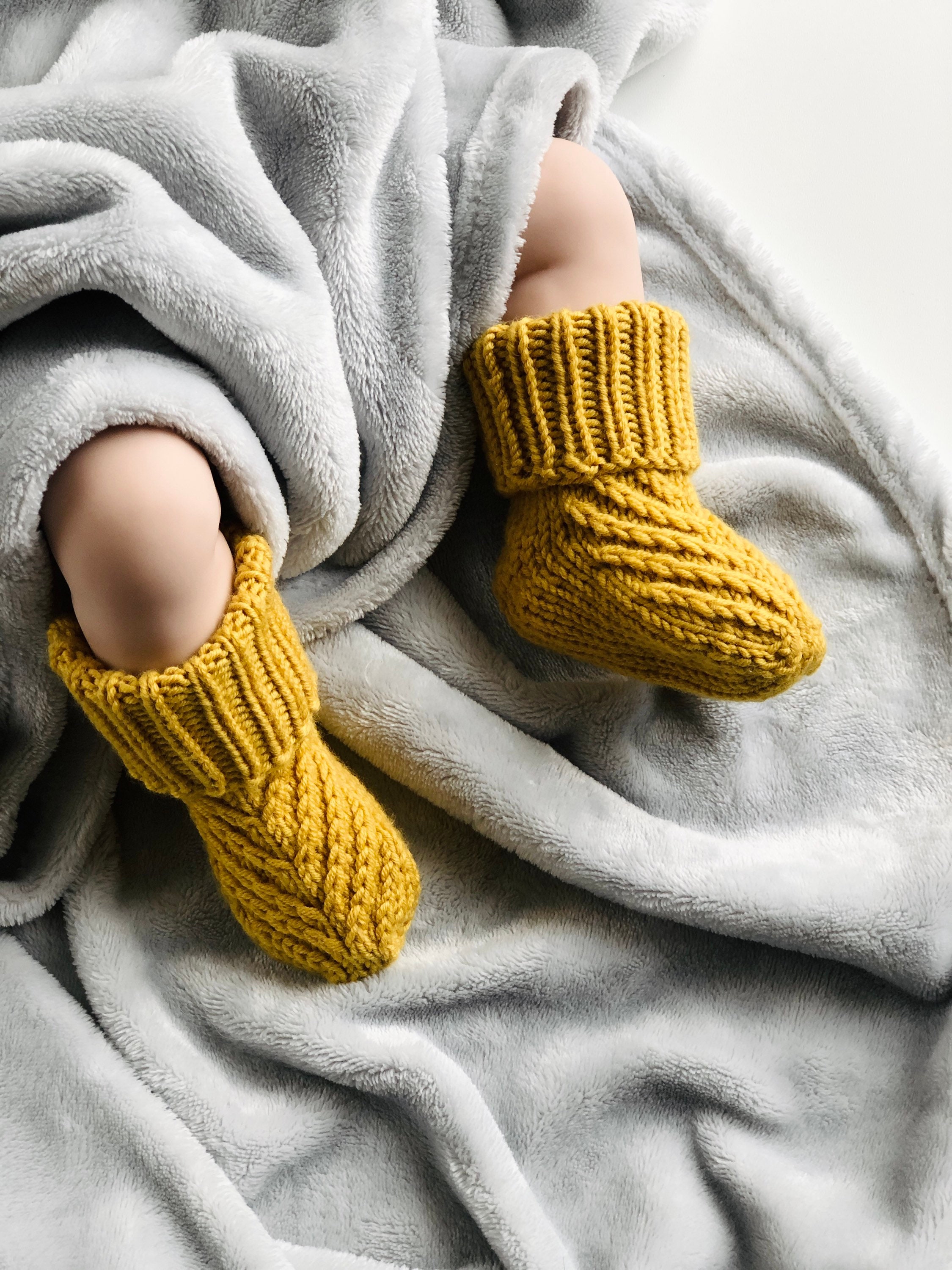 Knit Baby Socks Baby Gift Knit Merino Wool Socks for Boy and Etsy