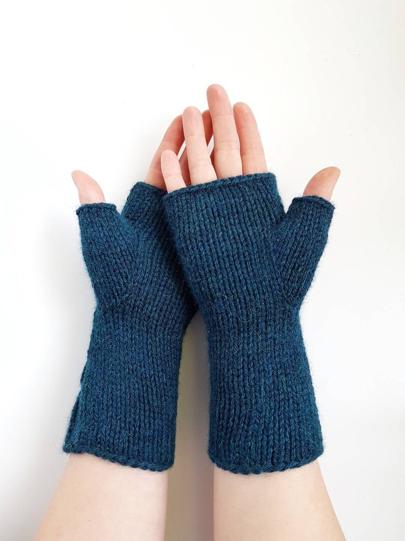 Guanti Senza Dita SATINIOR - Guanti A Mezze Dita In Maglia Per Uomini E Donne, Invernali E Caldi - Foto 12