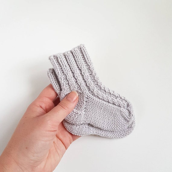 baby boy grey socks
