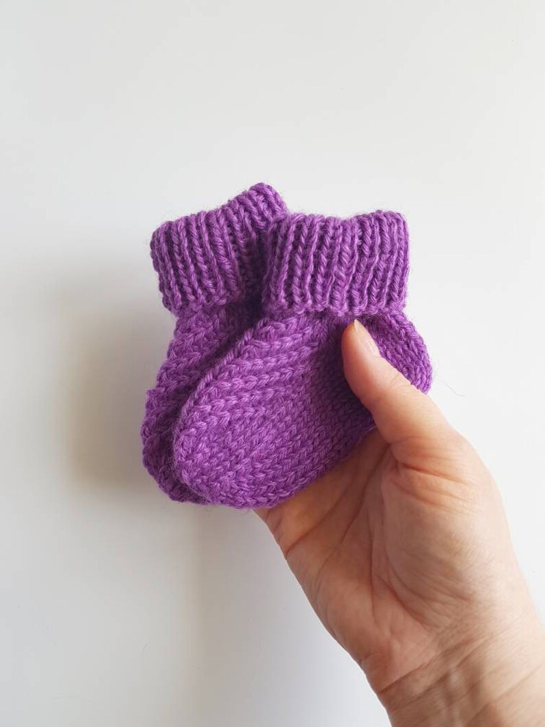 Knit baby socks baby shower gift knitted kids socks handknit socks for boy girl infant socks baby booties