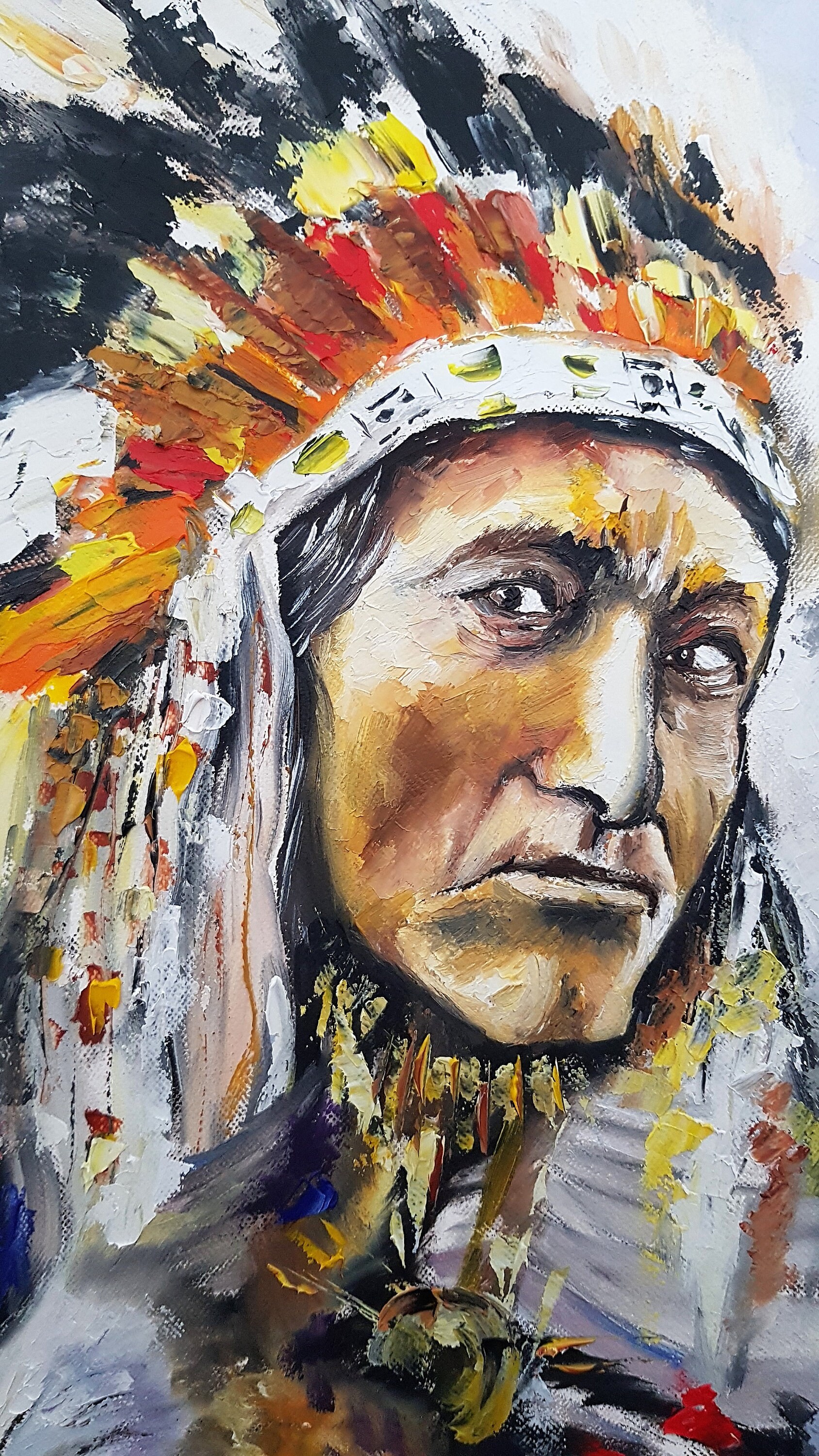 American Navajo Indian Large Navajo Art Wall Hanging Native American