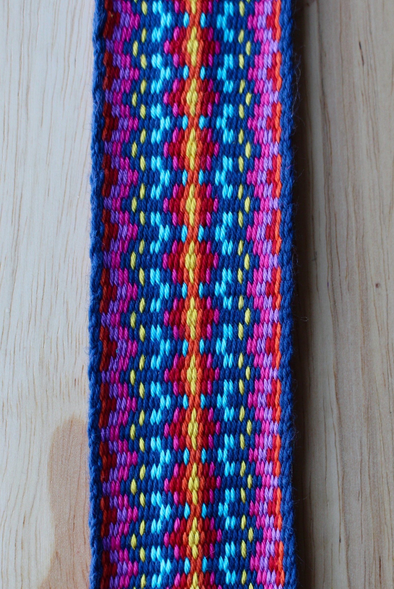 Inkle Fish Pattern Pattern Only. Turned Krokbragd for Inkle Weaving 40mm - Etsy