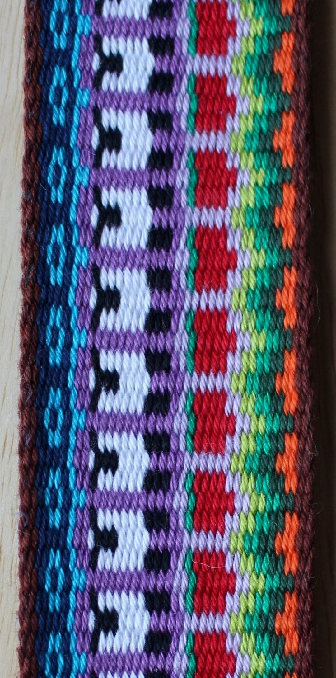 Pattern Only. Turned Krokbragd for Inkle Weaving. Strawberries and ...
