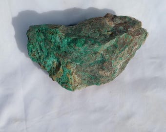 Chrsyocolla on Iron Ore with Silver Specimen