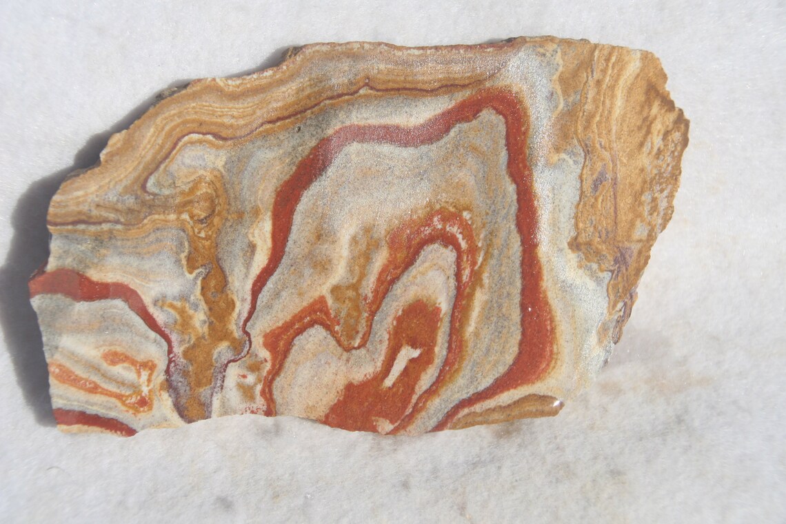 Nicely Banded Rhyolite Slab - Etsy