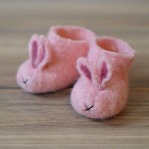 Baby Size Pink Bunny Slippers A Christmas Story Slippers Etsy