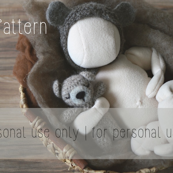 SEWING PATTERN; For Personal Use; Newborn Photography Prop; Life Sized Newborn Doll: Digital PDF Pattern; Newborn Mannequin; Vendor Doll