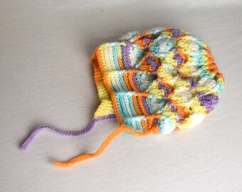 DESTASH SALE; Child Photography Props; Hand Knitted Hats; Hand Crocheted Hats; Handspun Yarn