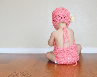 CROCHET PATTERN Genevieve Romper