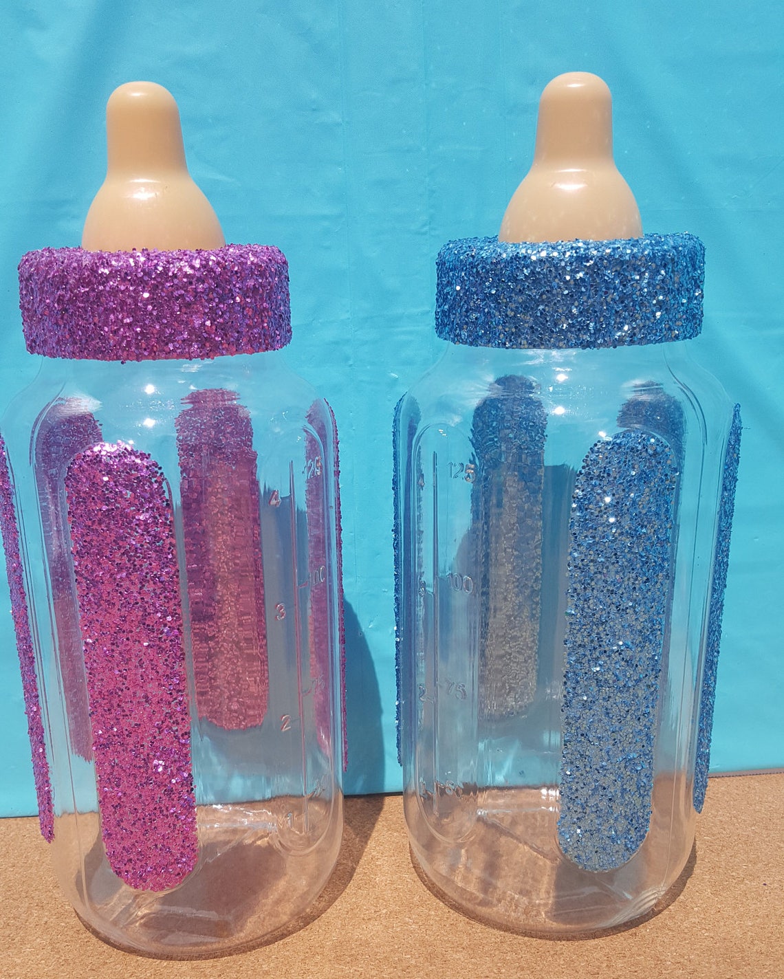 Jumbo Baby Bottle Plastic Piggy Bank Baby Shower Decorations Etsy