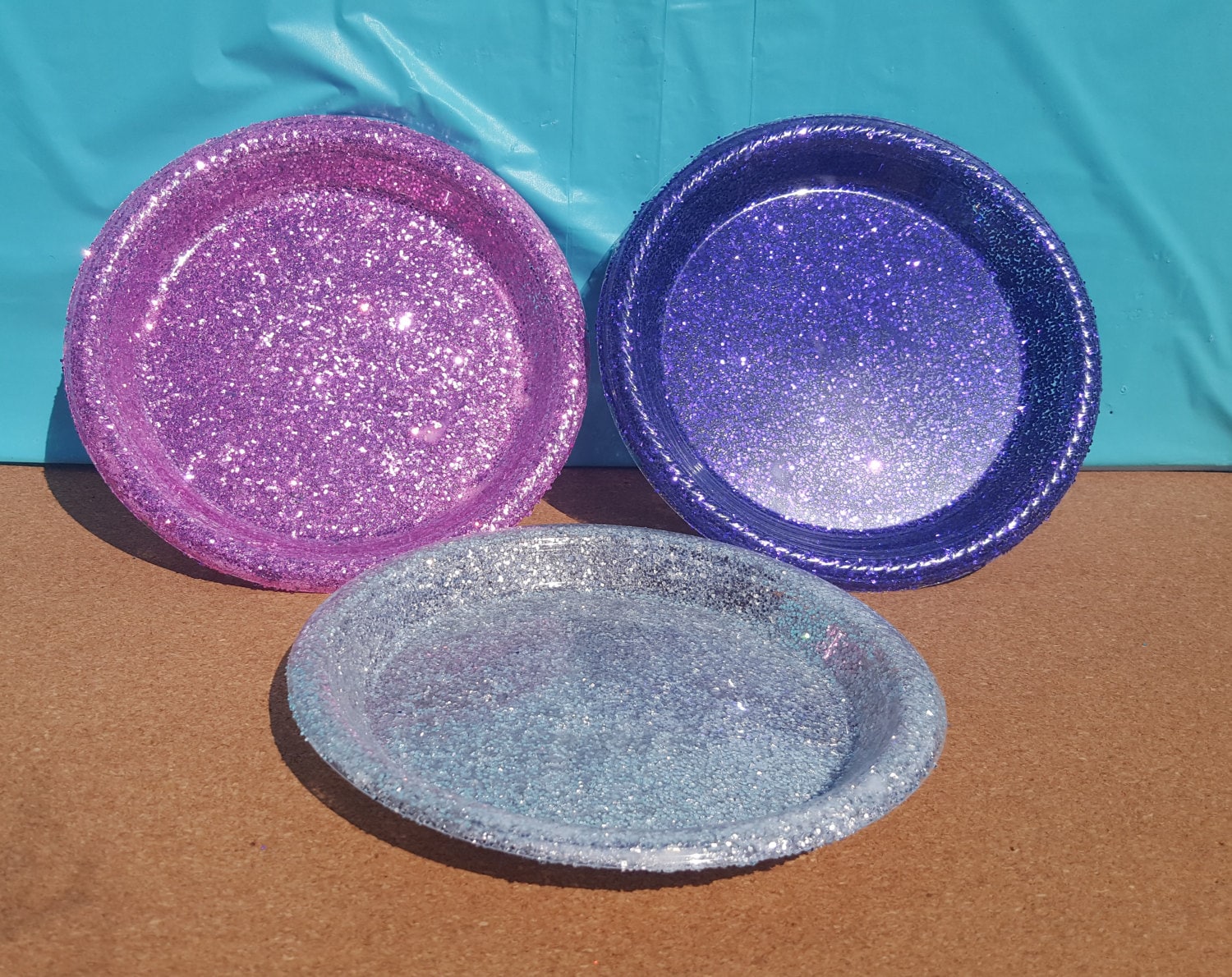 Glitter Plastic Dessert Plates Party Plates Your Choice of Etsy