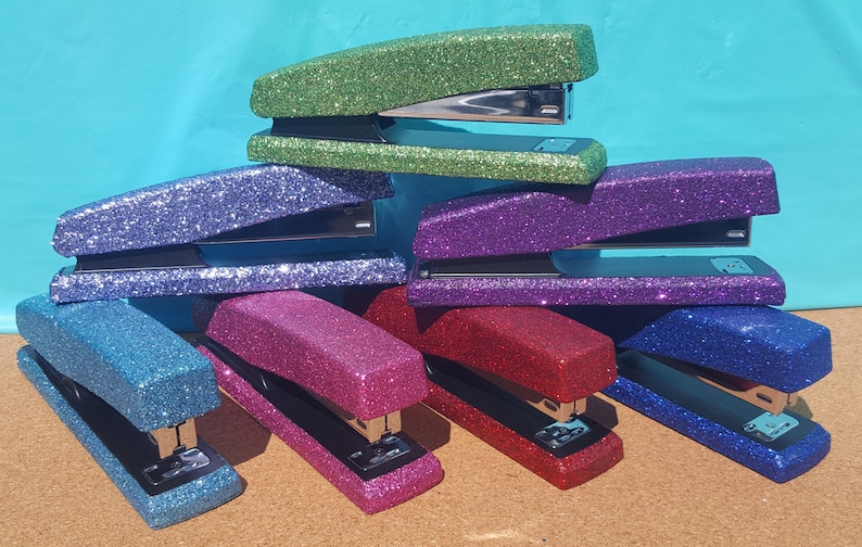 glitter stapler