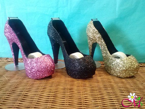 Glitter Scotch Sti Tape Dispenser Office Supplies Desk Australia Glitter Scotch Sti Tape Dispenser, Pink Rhinestone Desk Accessories