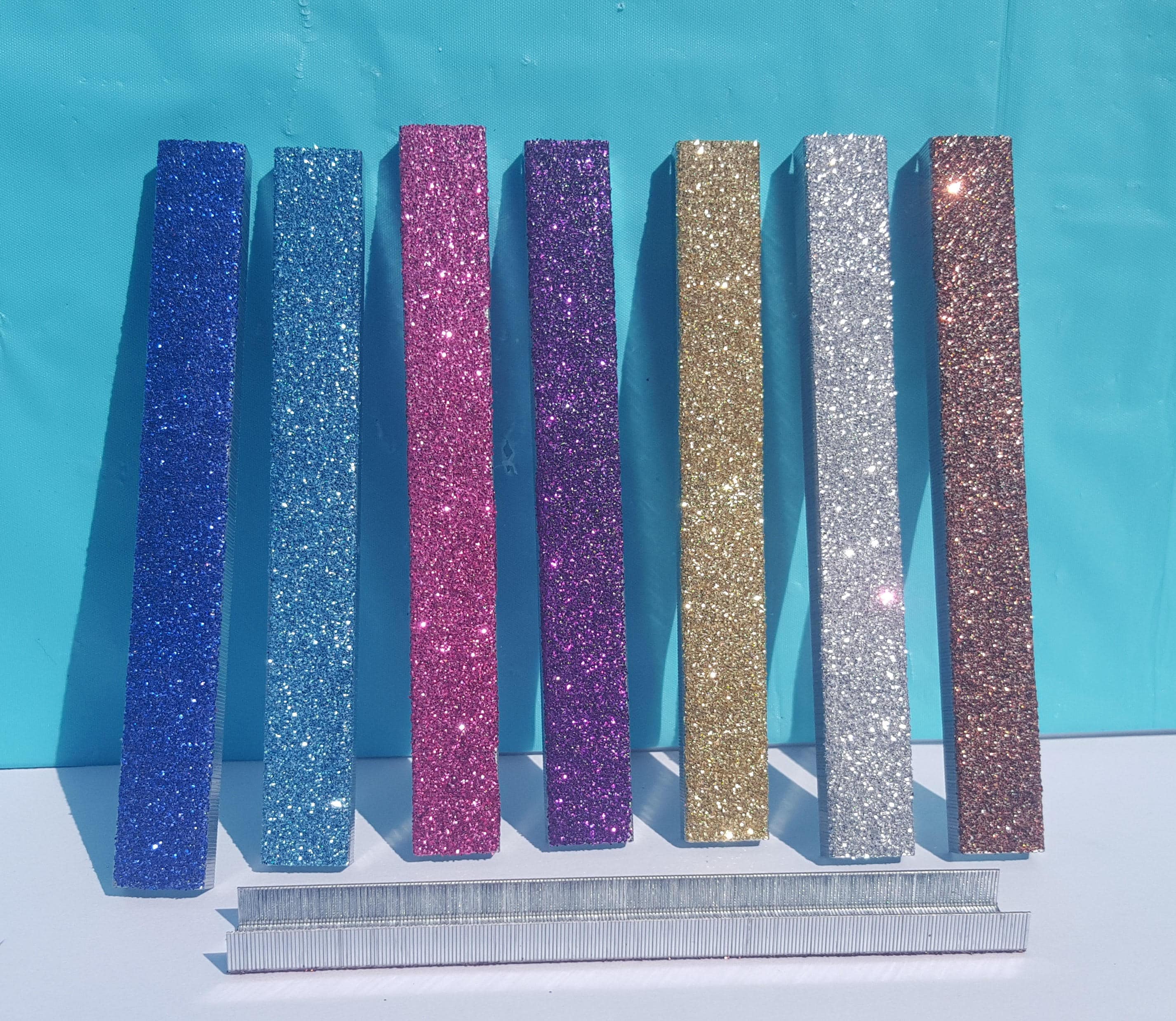 Glitter Staples, (Your Choice of Color), Pink Staples, Blue Staples, …