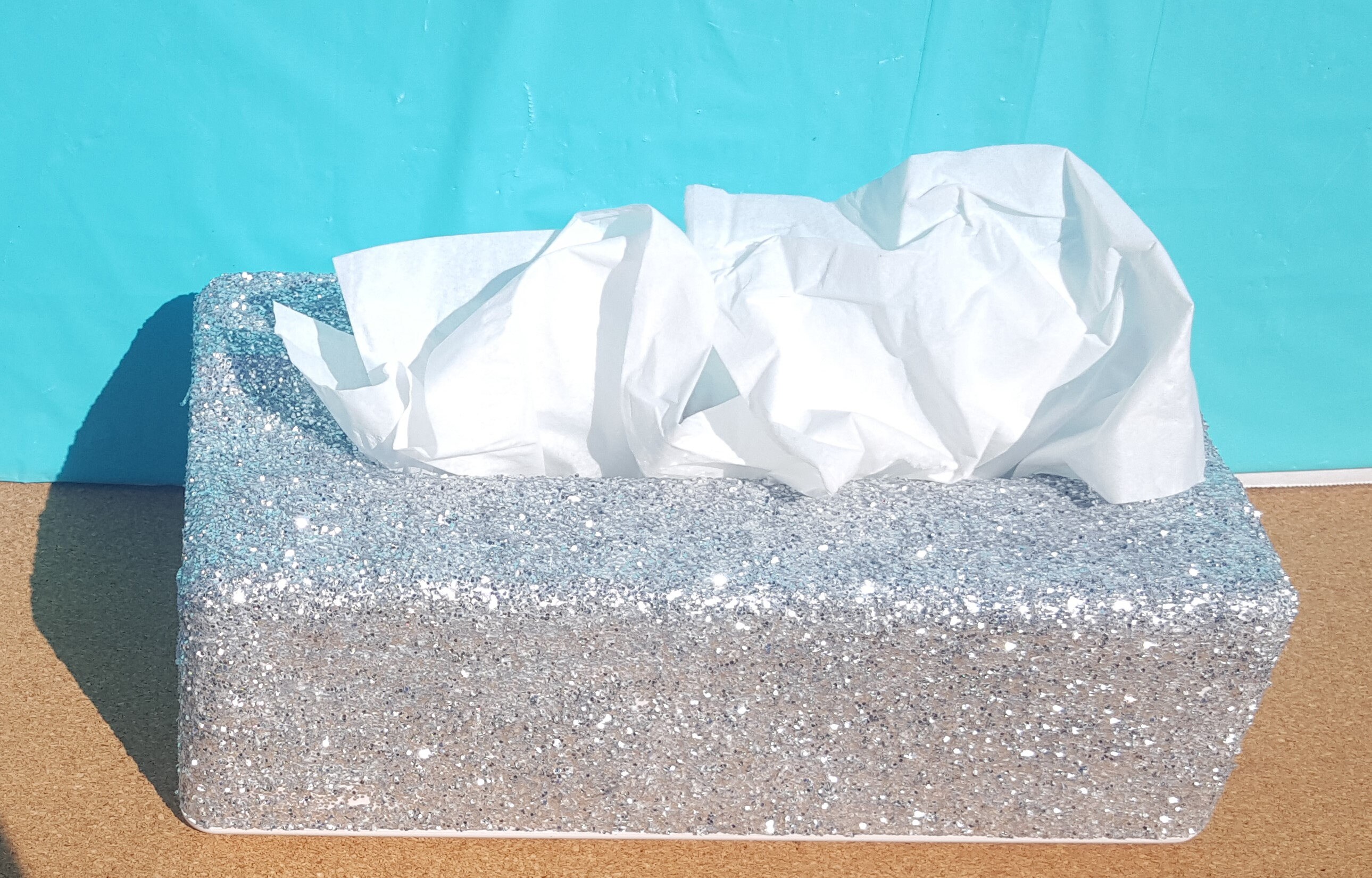 Glitter Tissue Box Covers your Choice of Glitter Color Etsy